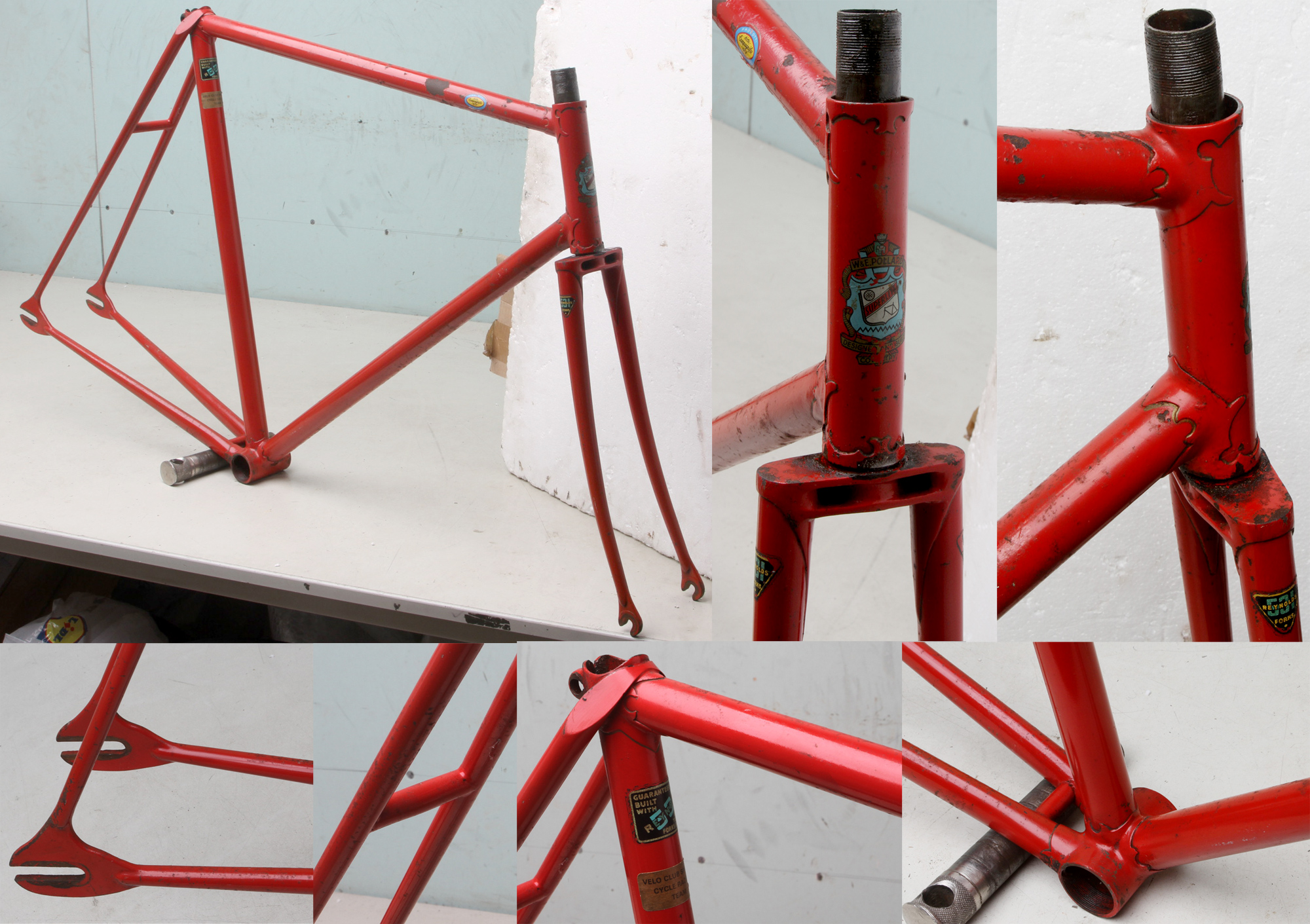Hilary Stone Classic Track & RoadTrack Frames pre1970