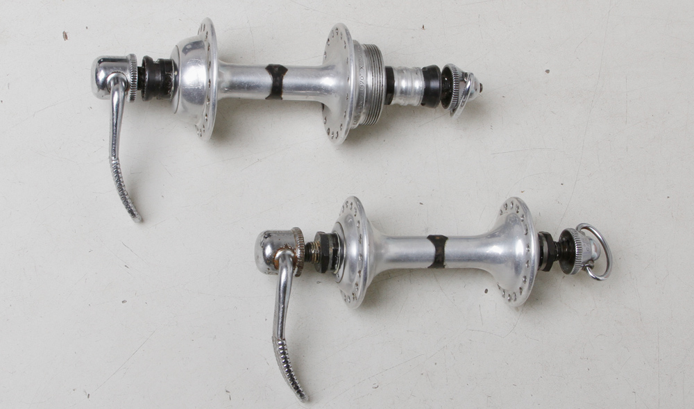 Set Campagnolo Hubs 36H Neuf Vintage Nos Ita Thread Centaur