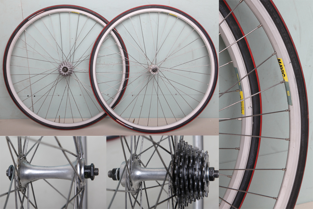 Paire De Roues Vélo Course – Rigida DP18 / Mavic 501 – 28" – 36 Trous – Occasion