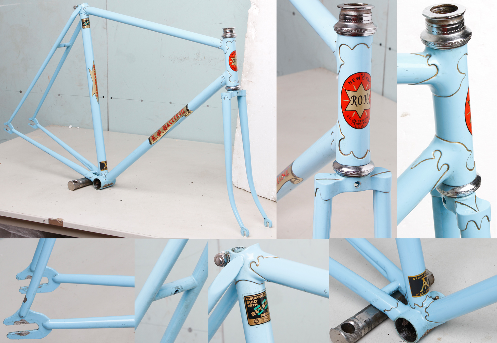 Frame tubing Reynolds 531 double butted